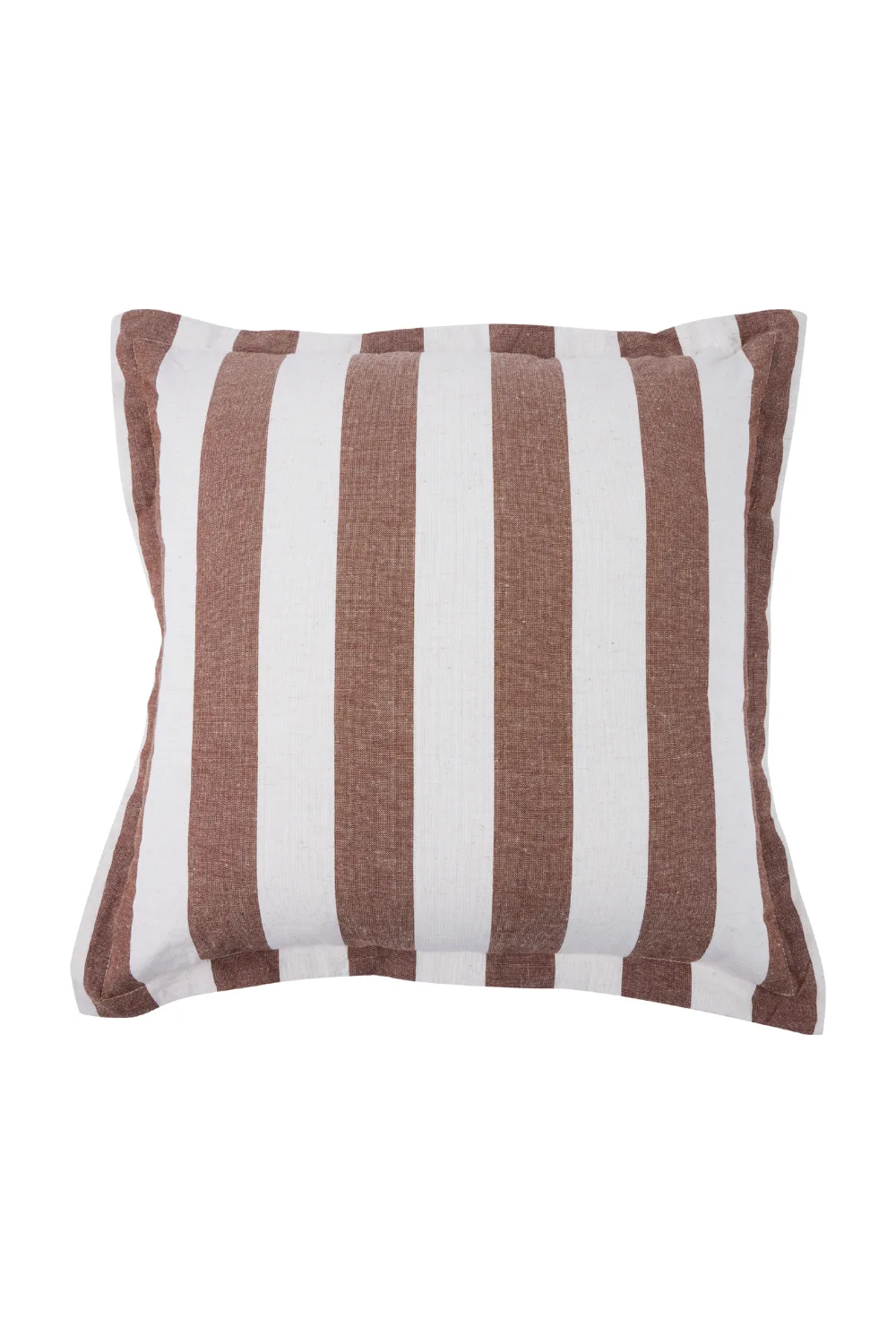 kmart Stripe Cushion in Mocha