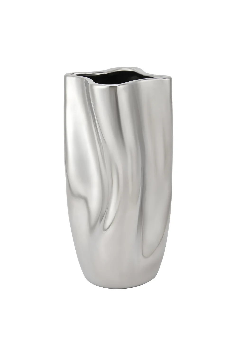 Kmart Chrome Look Vase