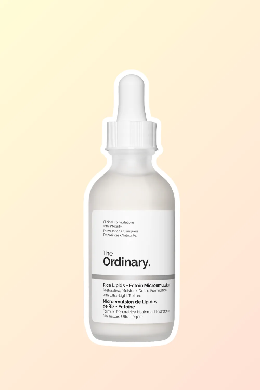 the ordinary rice lipids ectoin microemulsion