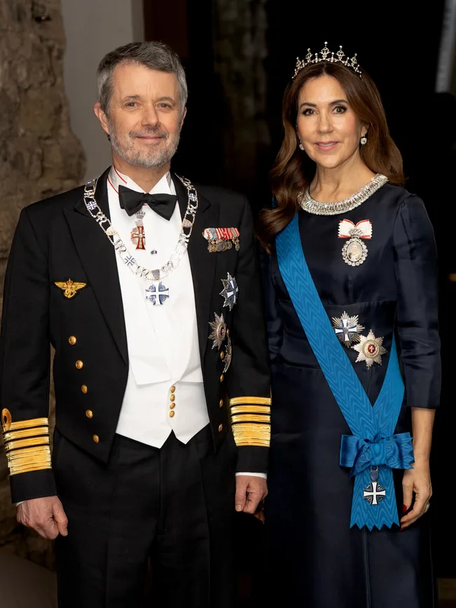 Queen Mary and King Frederik of Denmark