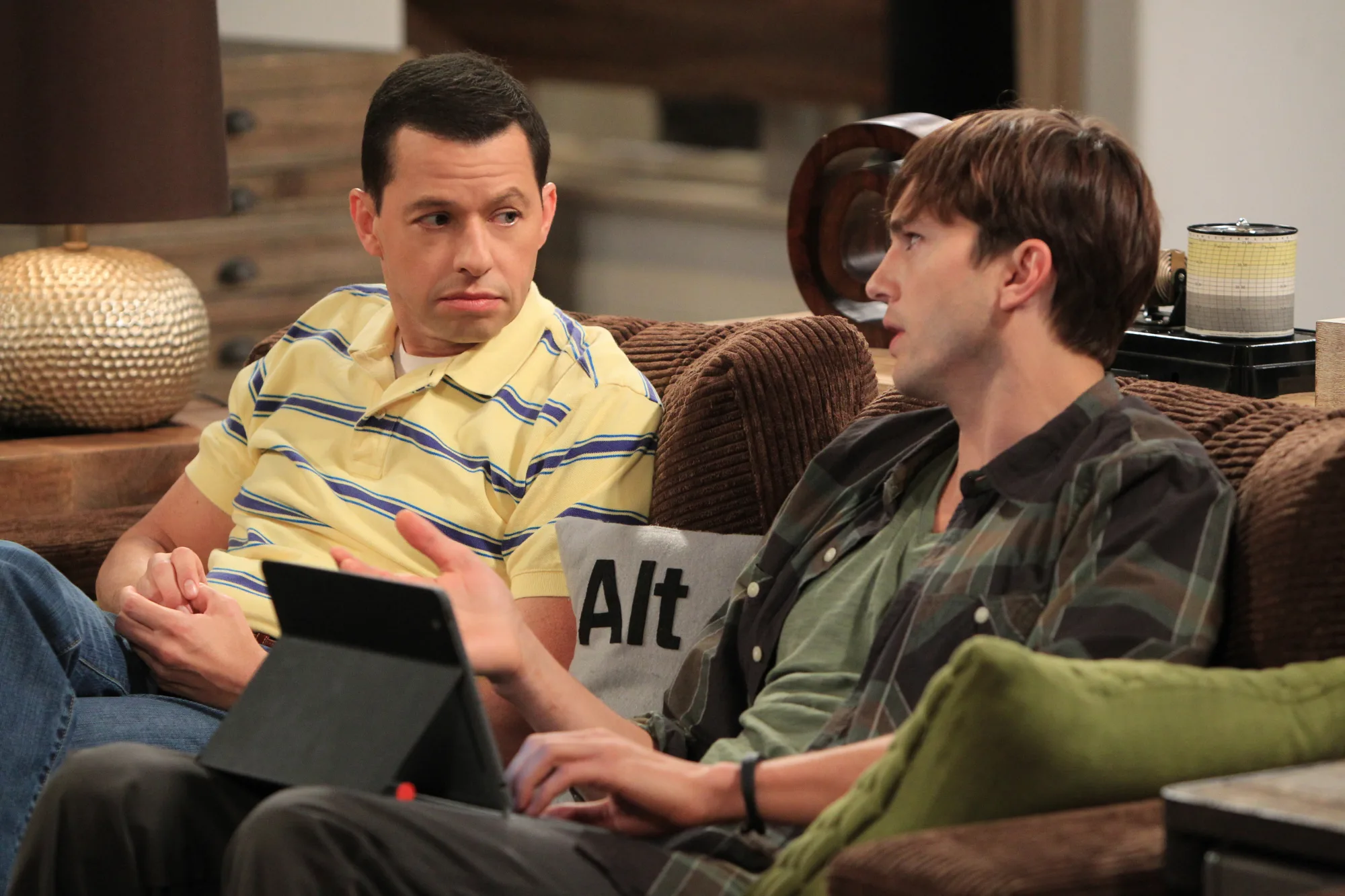 Ashton Kutcher, Jon Cryer