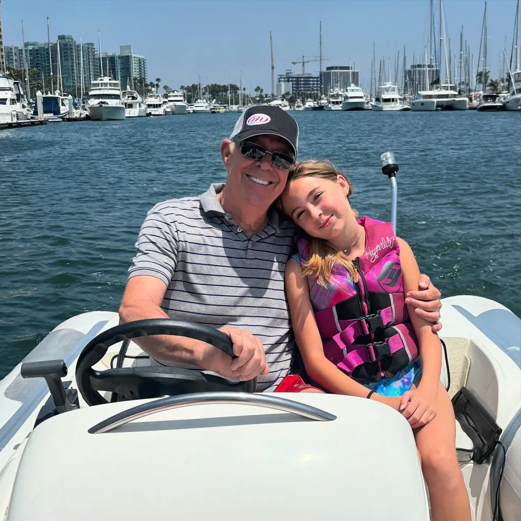 Barry Williams with his daughter Samantha