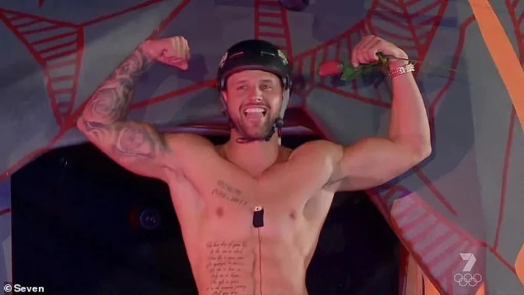 Scott McCristal 2026 MAFS groom on Holey Moley on Channel Seven in 2021