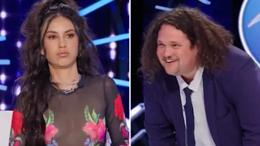 Australian Idol 2026 audition Amy Shark and contestant Blake