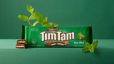 Tim Tam Choc Mint biscuit