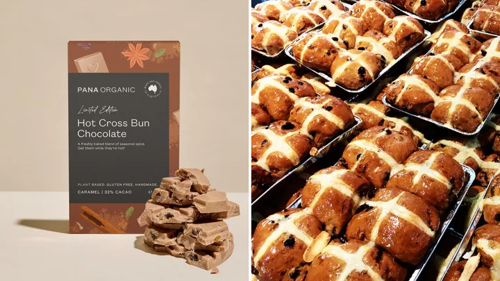 You can now enjoy the flavours of a Hot Cross Bun in a guilt-free chocolate bar