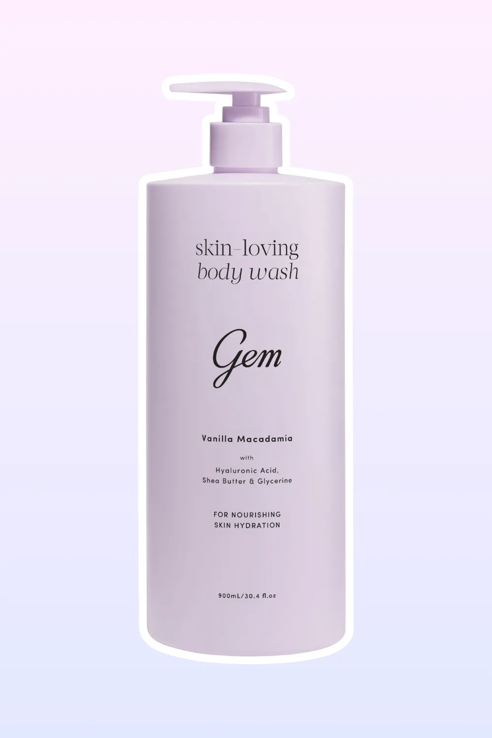 Gem Skin-Loving Body Wash vanilla macadamia