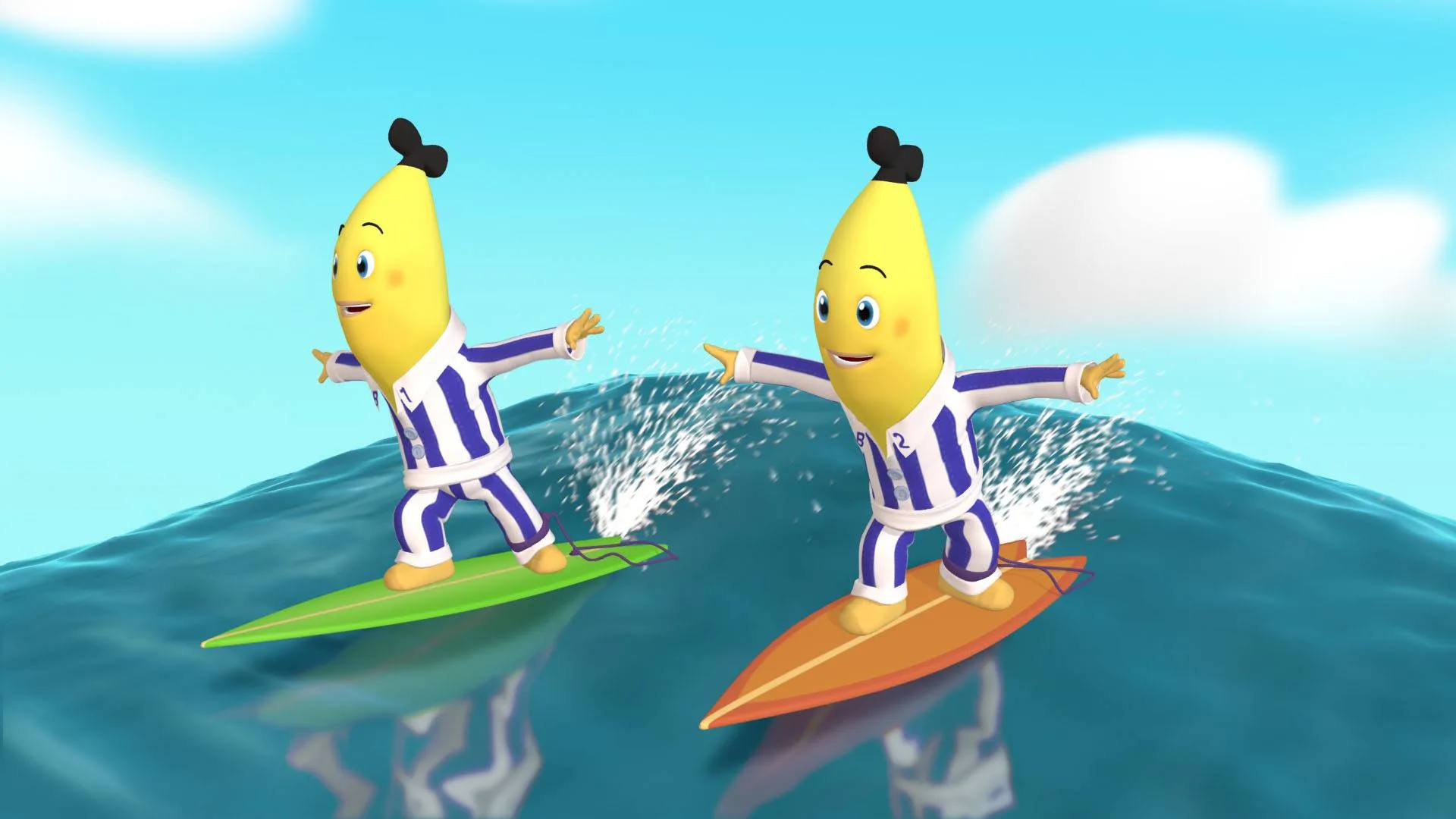 Bananas in Pyjamas animation
