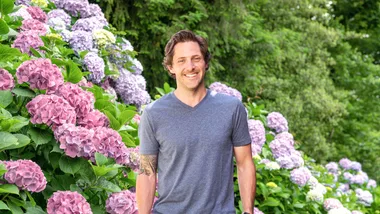 Charlie Albone gardening