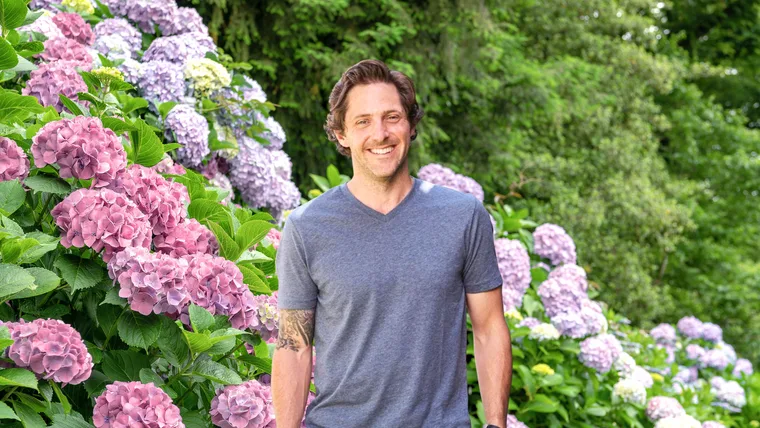 Charlie Albone gardening