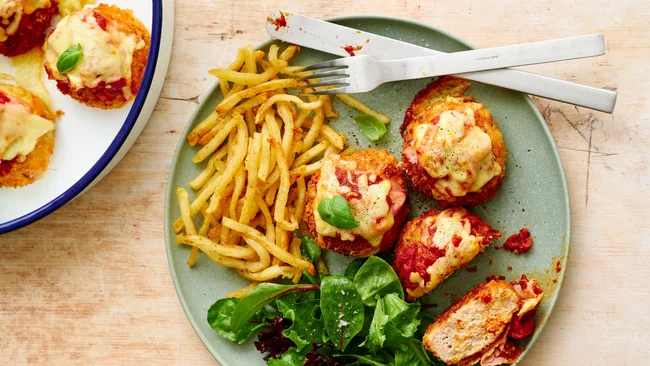 Chicken Parmigiana Rissoles