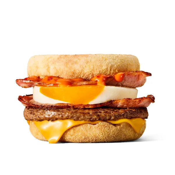 Honey Sriracha Mighty McMuffin