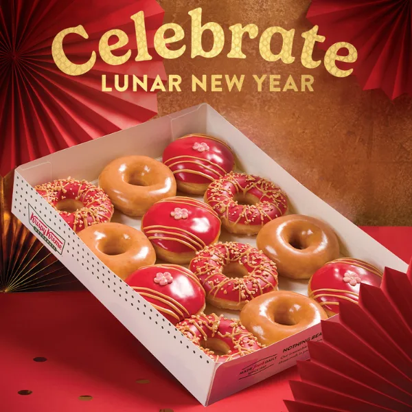 Krispy Kreme's Lucky Dozen range