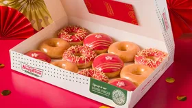 Win a year’s worth of Krispy Kreme doughnuts with their lucky Lunar New Year range