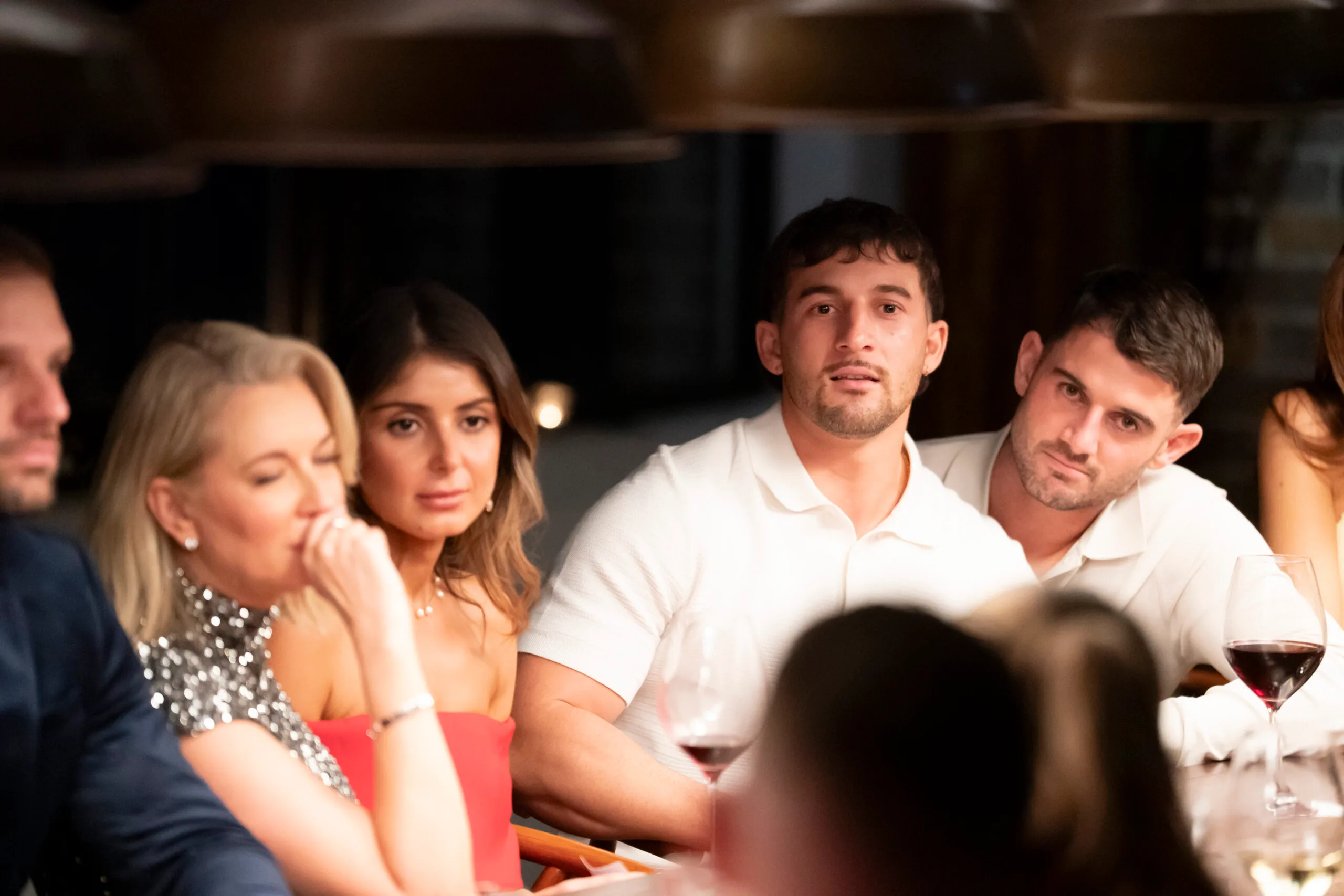 MAFS cast including Rebecca, Mel, Luke and Chris.