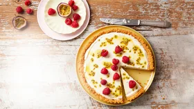 Passionfruit Key Lime Tart