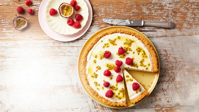 Passionfruit Key Lime Tart