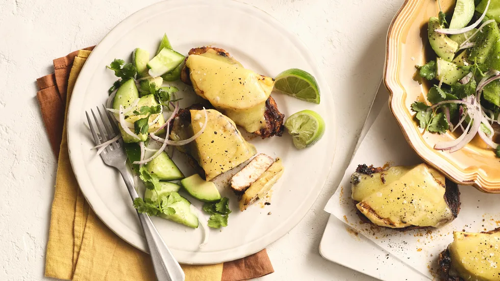 Smoky Chipotle Pork and Pineapple Melts