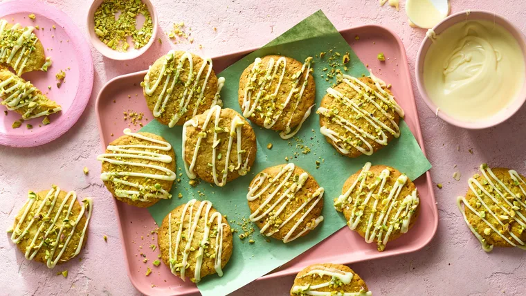 Pistachio and Coconut Cookies