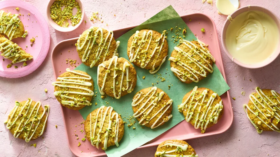 Pistachio and Coconut Cookies