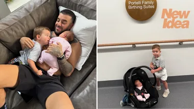 EXCLUSIVE: Adrian Portelli reveals why he kept baby news a secret after welcoming second child