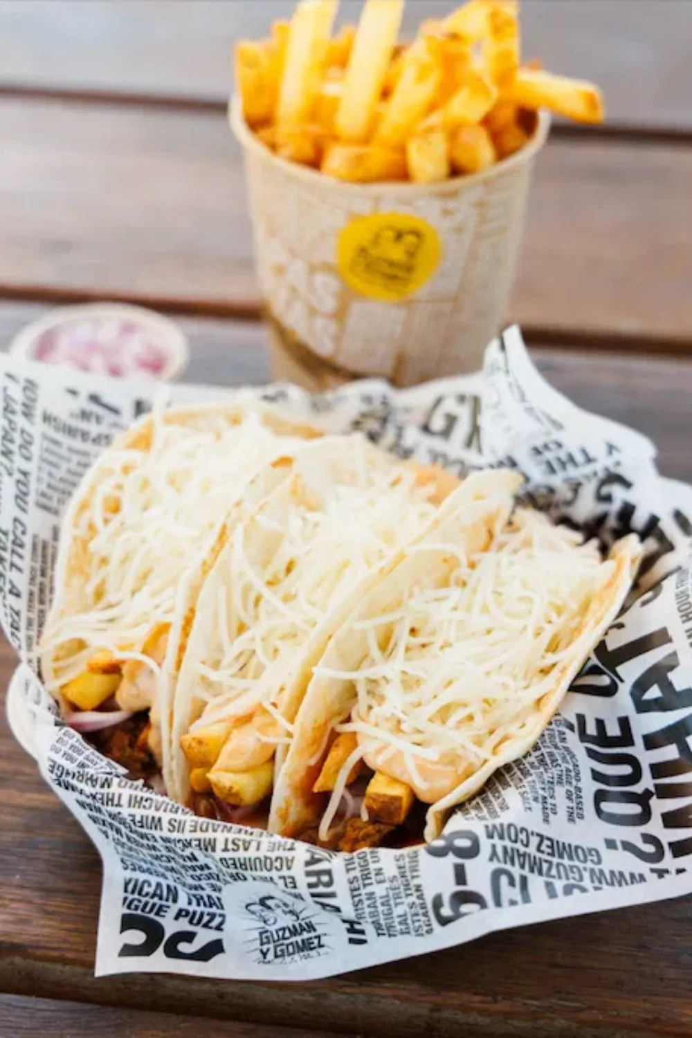 Guzman y Gomez Cheeseburger Cali Taco 