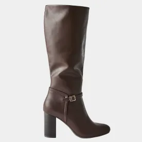 kmart High Zip PU Long Boots