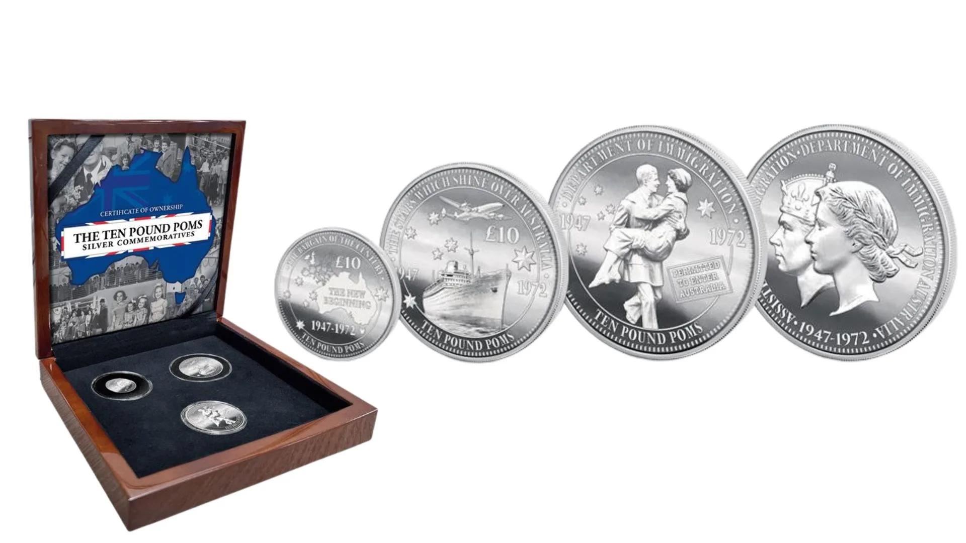 Ten Pound Poms Commemorative Set 
