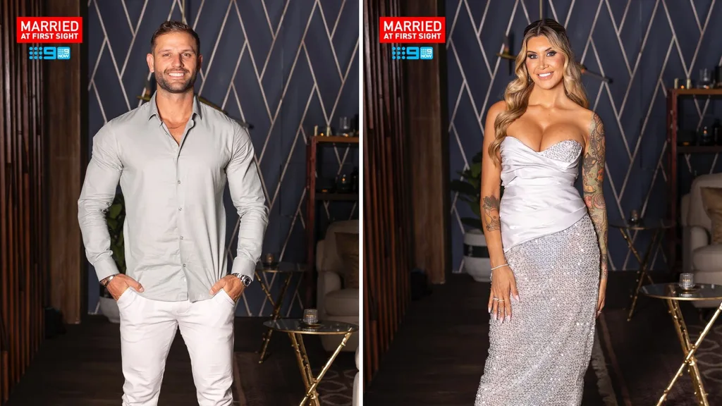 MAFS Gia and Scott dinner party
