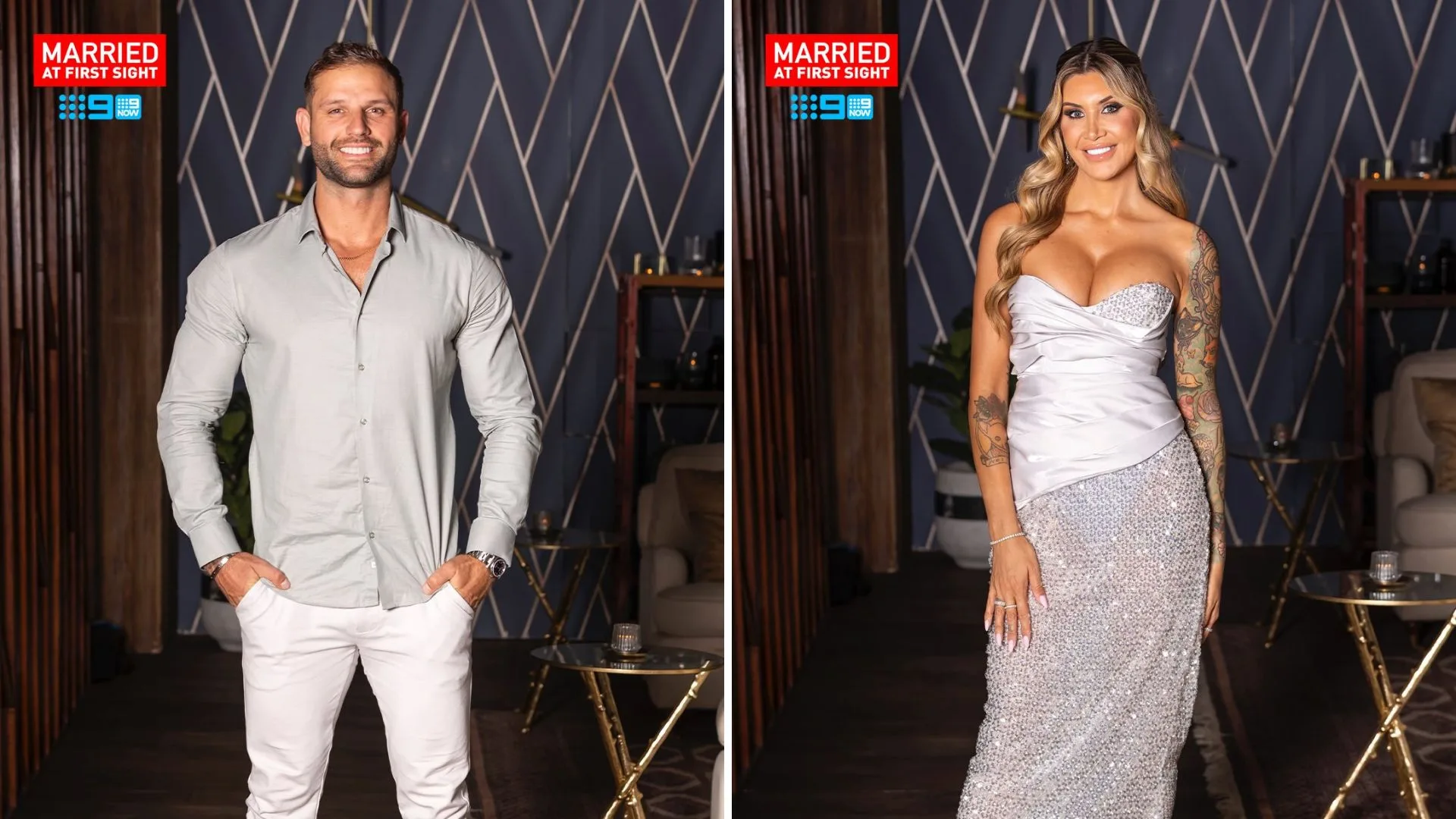 MAFS Gia and Scott dinner party 