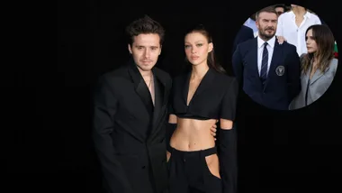 David Peltz Beckham, Nicola Peltz Beckham, David Beckham and Victoria Beckham