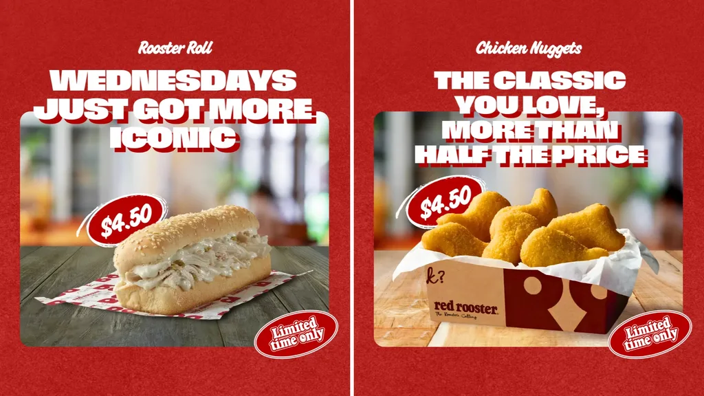 Red Rooster Icons of the Menu