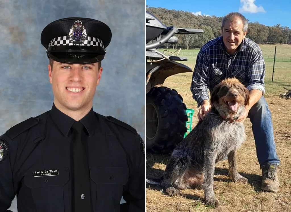 Senior Constable Vadim de Waart, 34 and Detective Leading Senior Constable Neal Thompson
