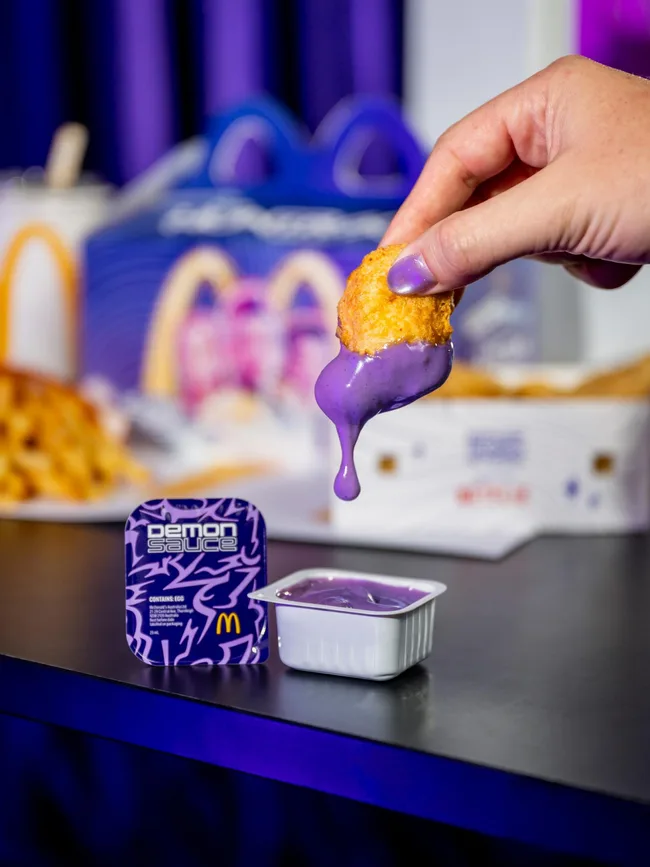 KPop Demon Hunters Demon Sauce McDonald's