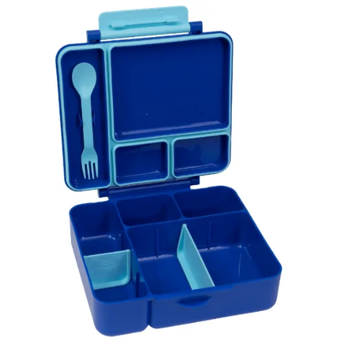 blue lunch box