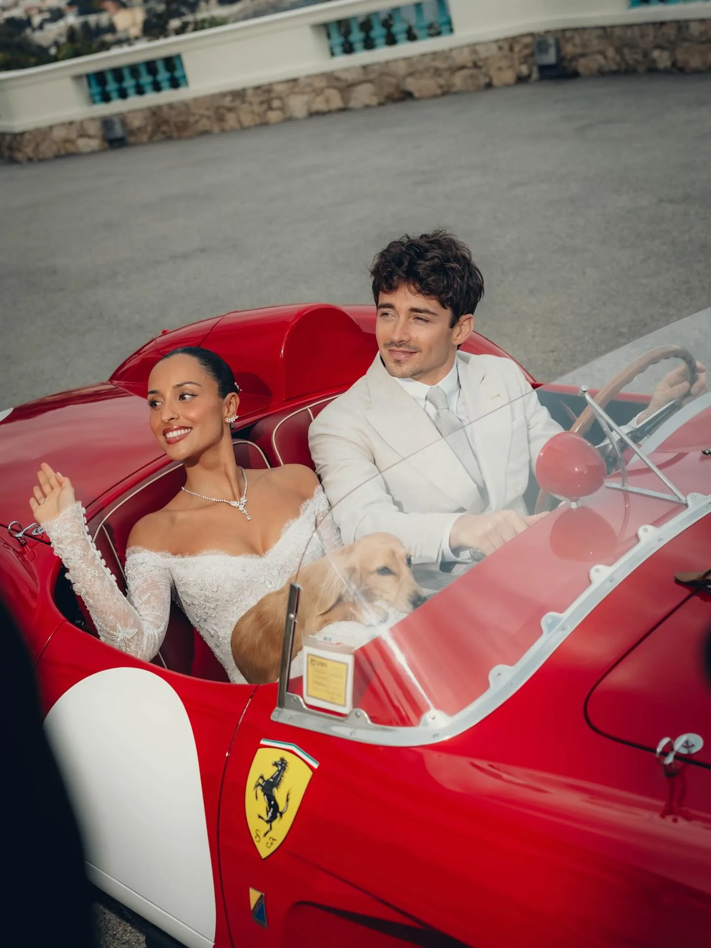 Charles Leclerc's wife, Alexandra Saint-Mleux