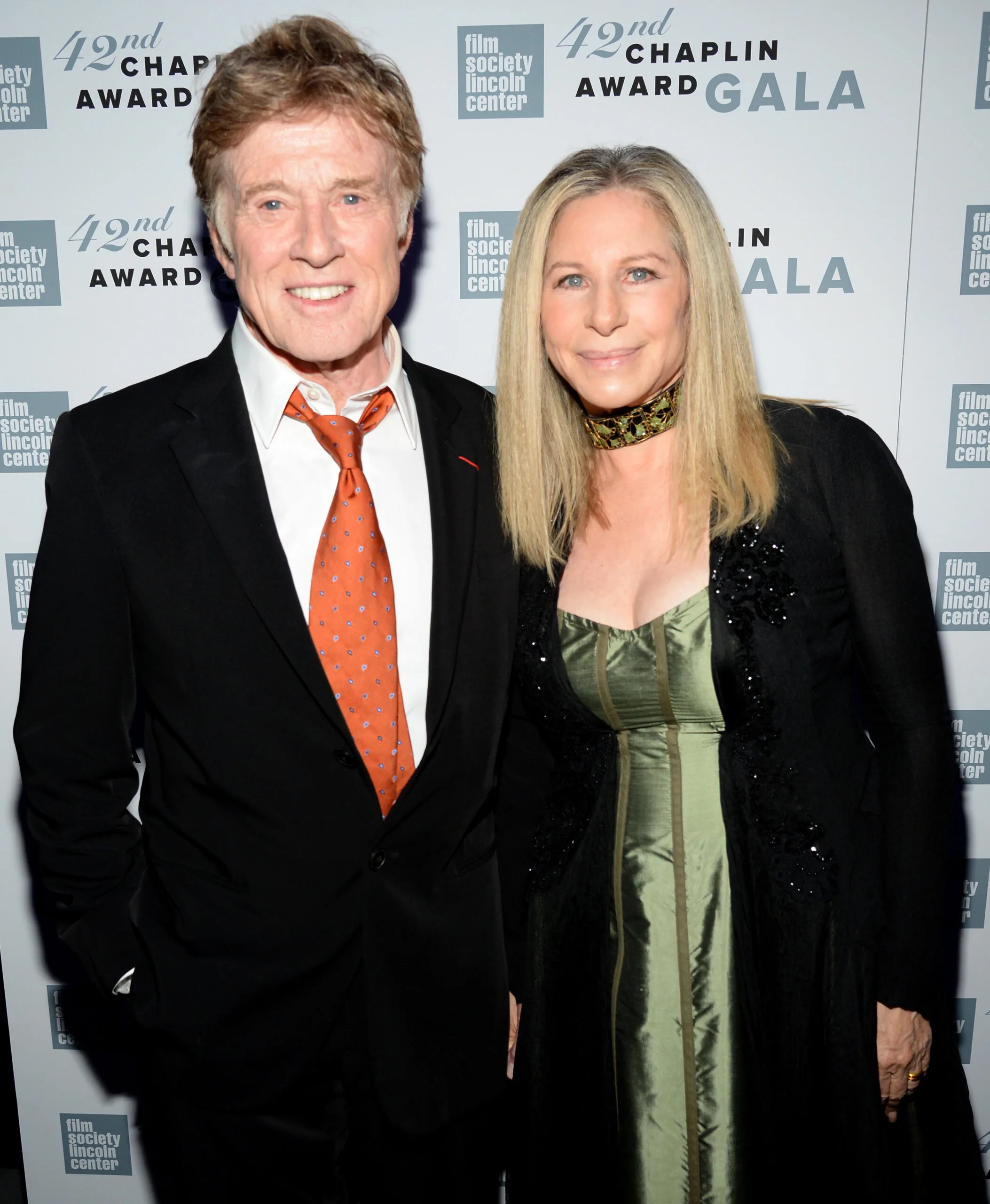 Barra Streisand and Robert Redford 