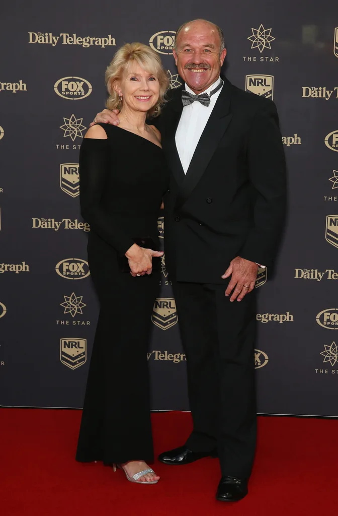 Wally Lewis with ex-wife Jacqui