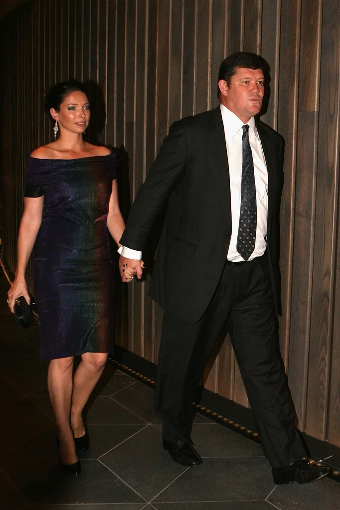 James Packer with his second wife Erica Packer