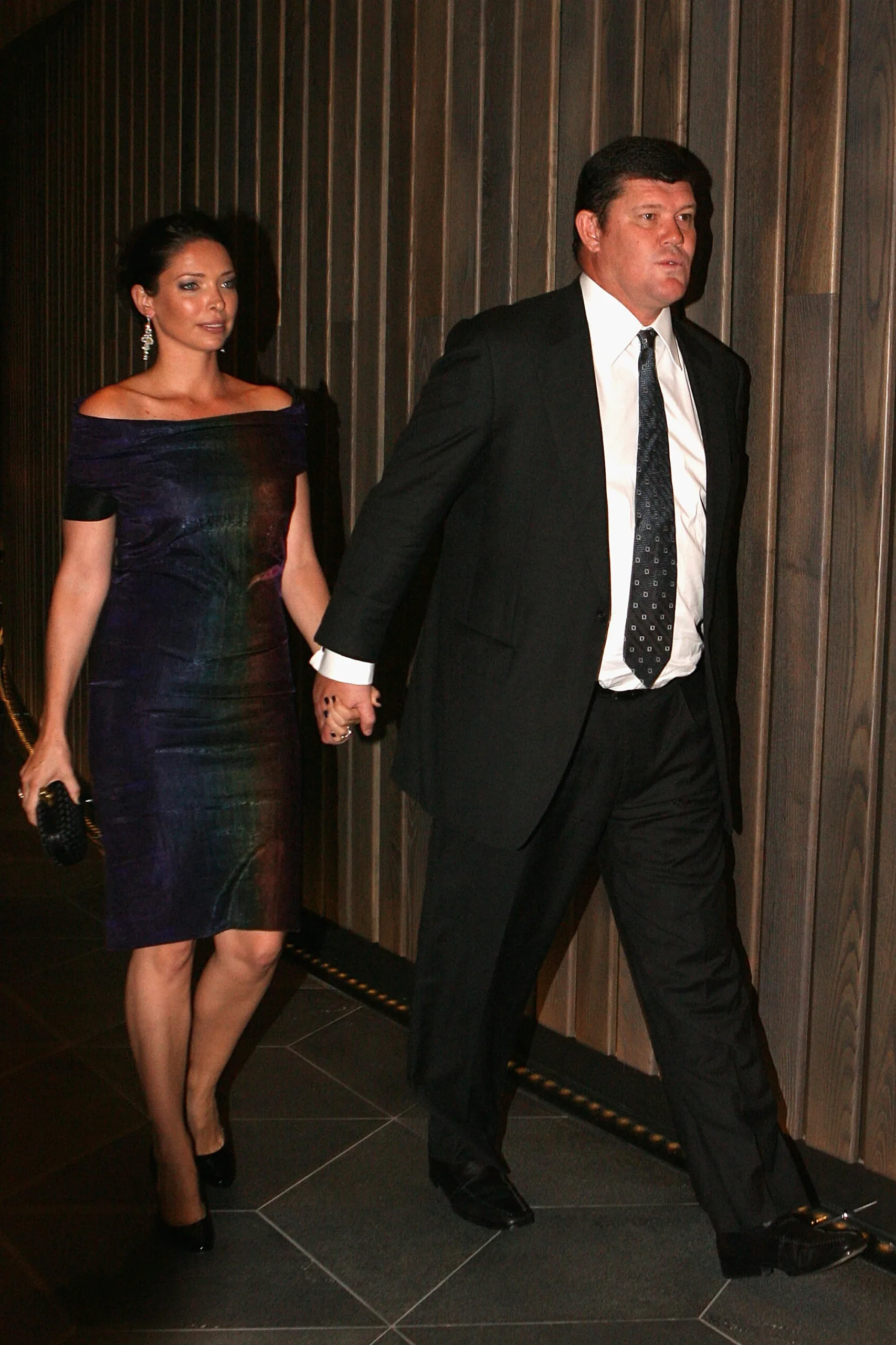 James Packer with his second wife Erica Packer 