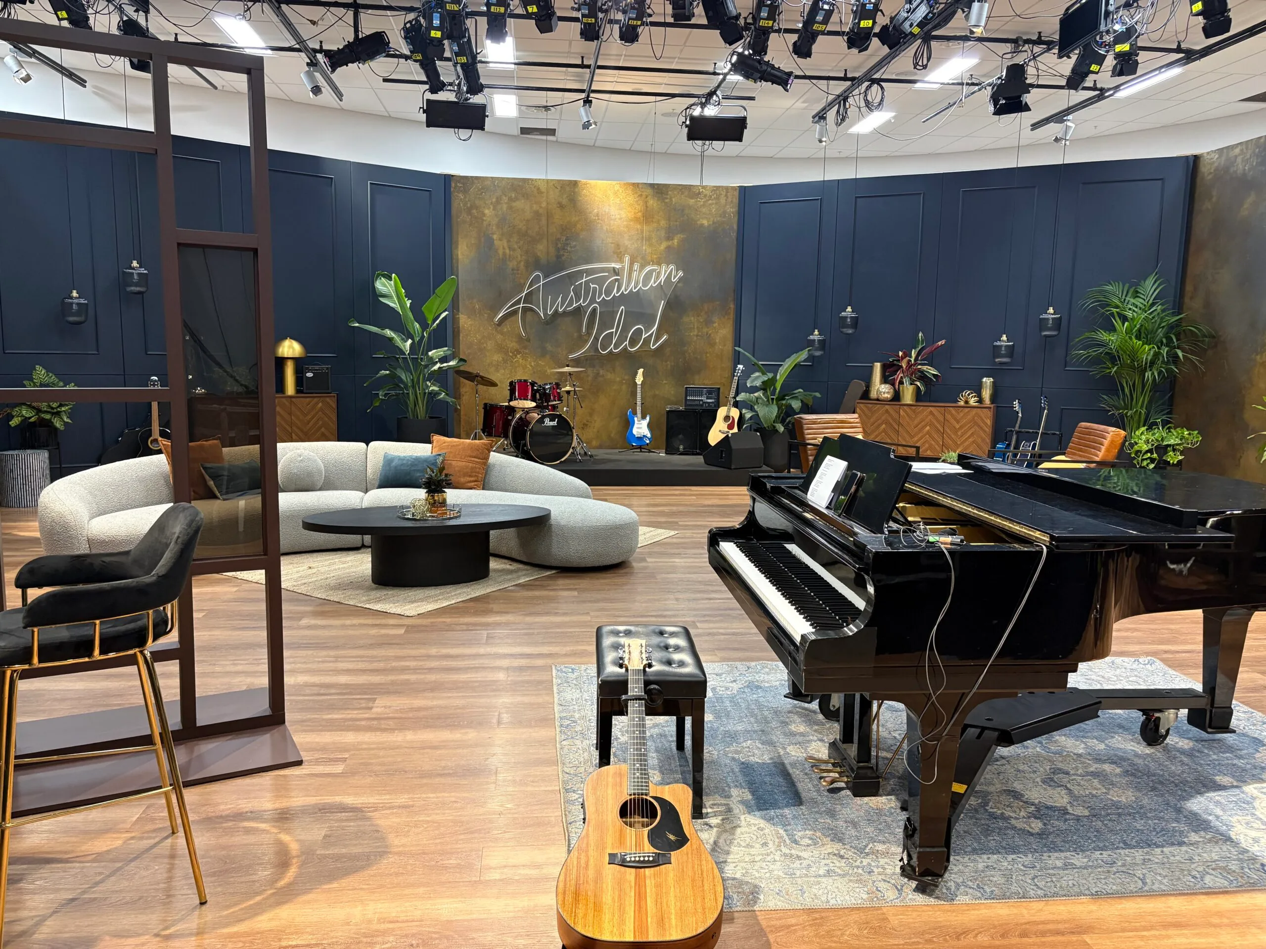 Australian Idol rehearsal room