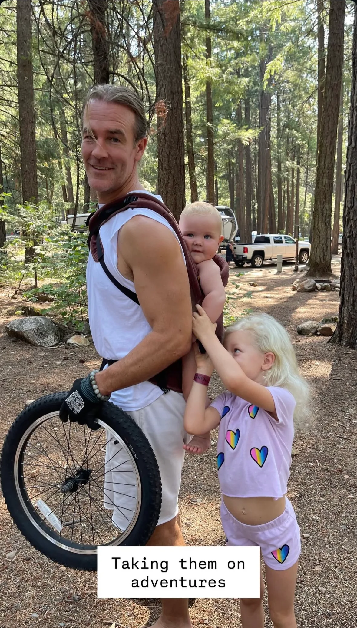 James Van Der Beek and kids
