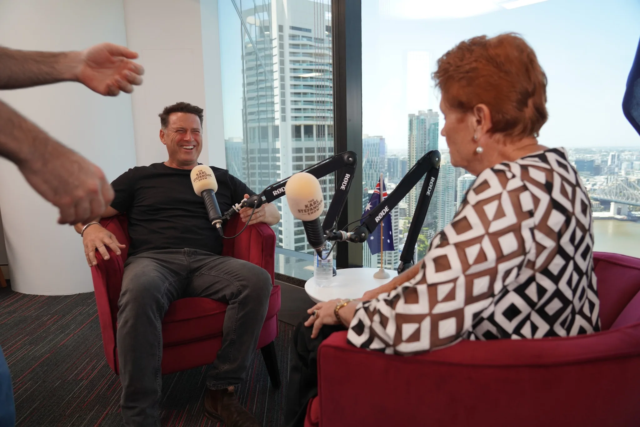 karl stefanovic pauline hanson