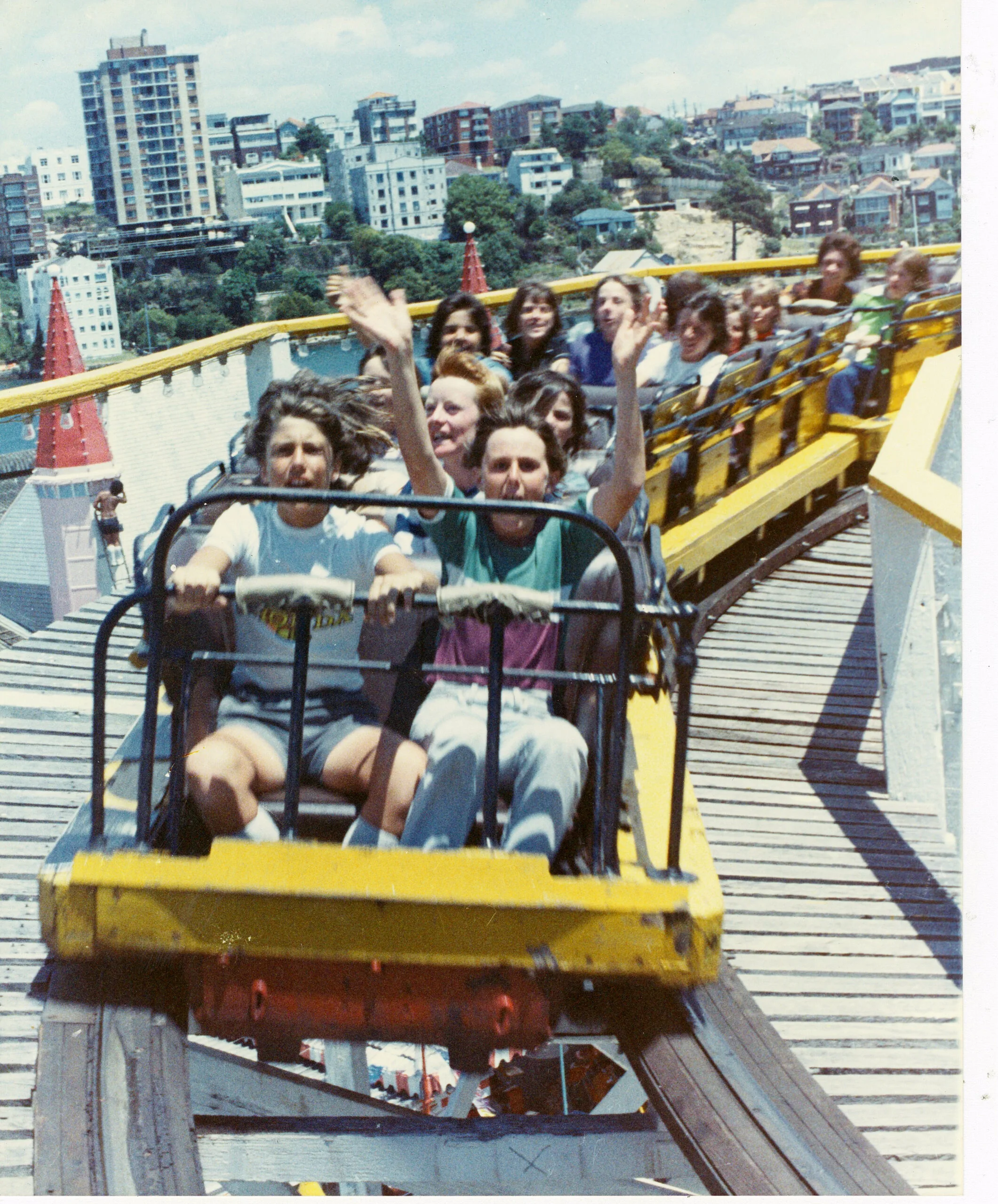 children at luna park