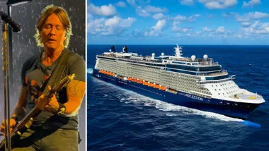 Keith Urban and cruise ship