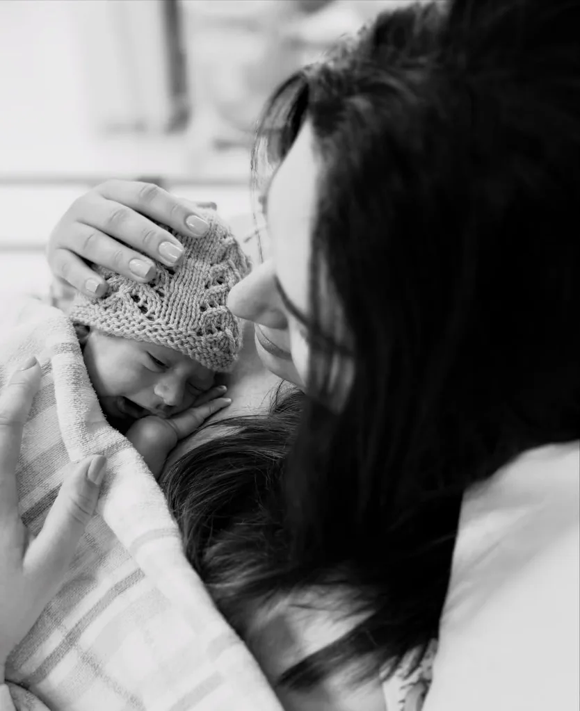 Sarah Abo and her baby Sonny