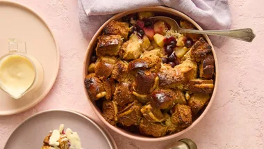 Apple and Blueberry Hot Cross Crisp