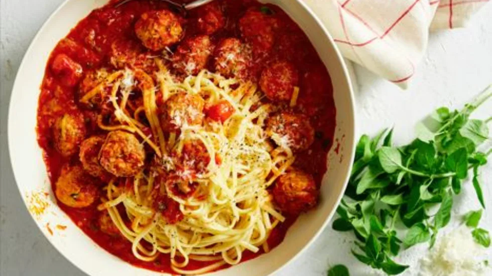 linguine meatballs