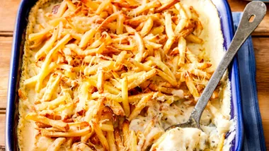 Creamy Fish and Chip Pie