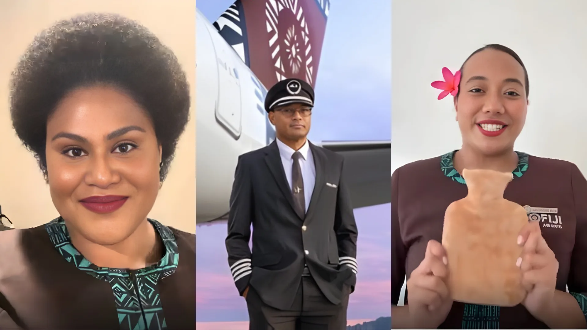 Fiji Airways captain and cabin crew